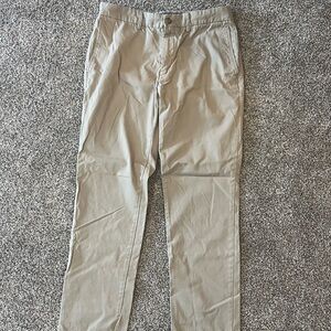 Tan Khaki Banana Republic Emerson Straight Fit chinos
